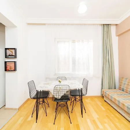 Spacious Flat With Backyard In Muratpasa Apartament